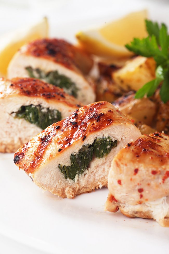 Stuffed chicken breast